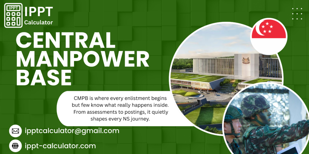 CMPB enlistment process and IPPT calculator for Singapore National Service.
