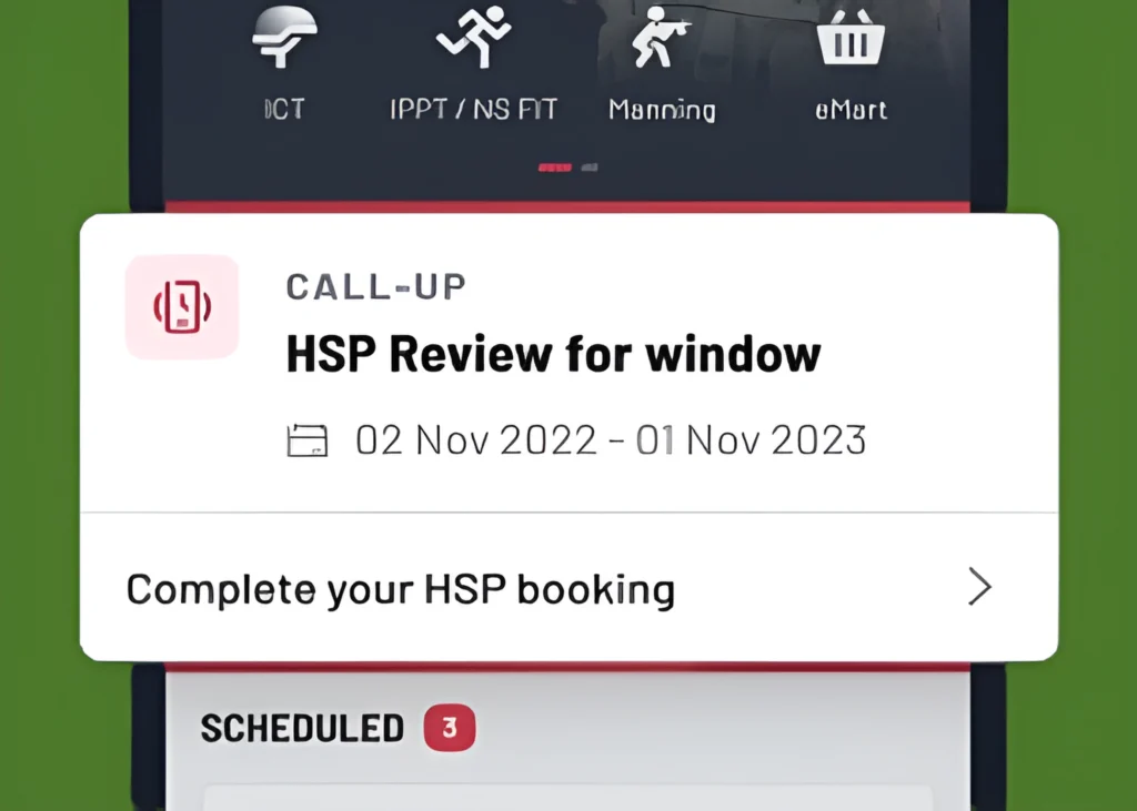 HSP Review: Book your ippt session before