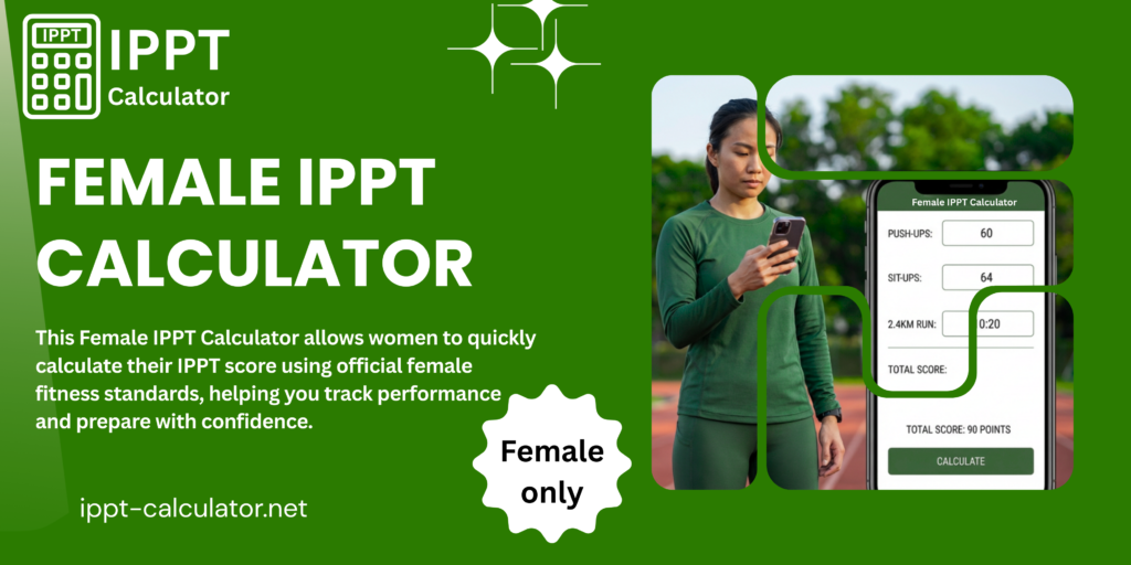 ippt calculator female infographics